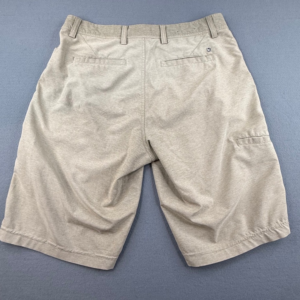 Linksoul Shorts Mens 32 Tan Boardwalker Hybrid Golf Walk Shorts Stretch - Picture 3 of 12